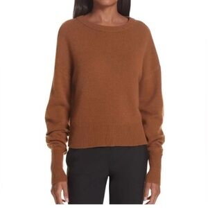 Theory   Drop Shoulder  Crew Soft 100% Cashmere Sweater Size Small EUC